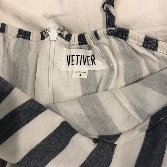 Vetiver Ali Striped Wrap Dress - Picture 7 of 7